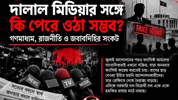 গণমাধ্যম, রাজনীতি ও জবাবদিহির সংকট